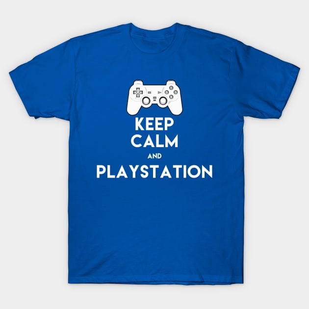 Keep Calm and Playstation T-Shirt by dankdesigns